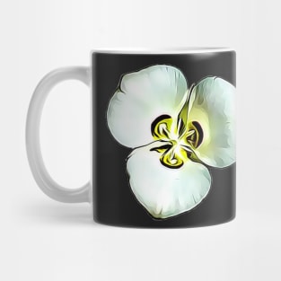 Utah State Flower Sego Lily Calochortus Nuttallii Pattern Mug